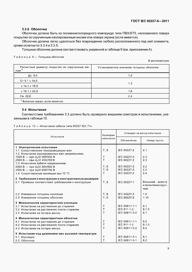Страница 13 ГОСТ IEC 60227-6-2011
