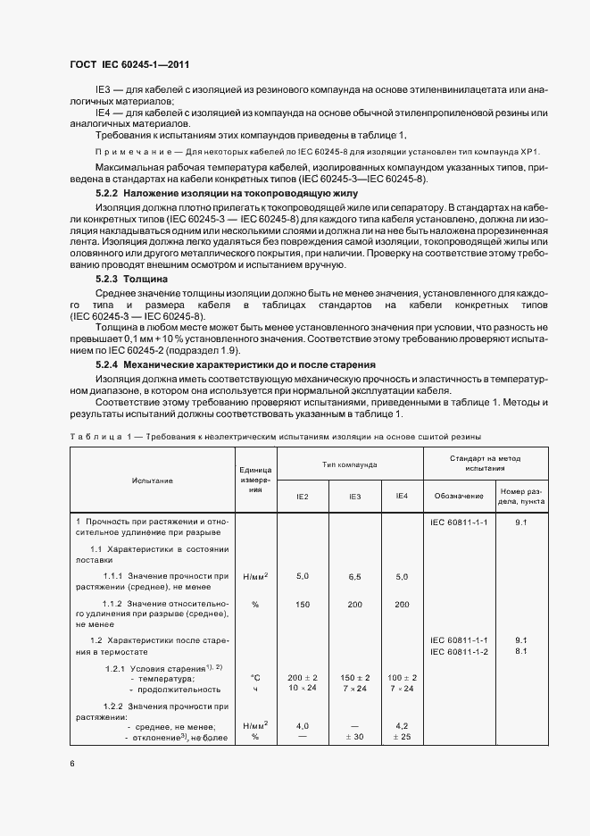 Страница 10 ГОСТ IEC 60245-1-2011