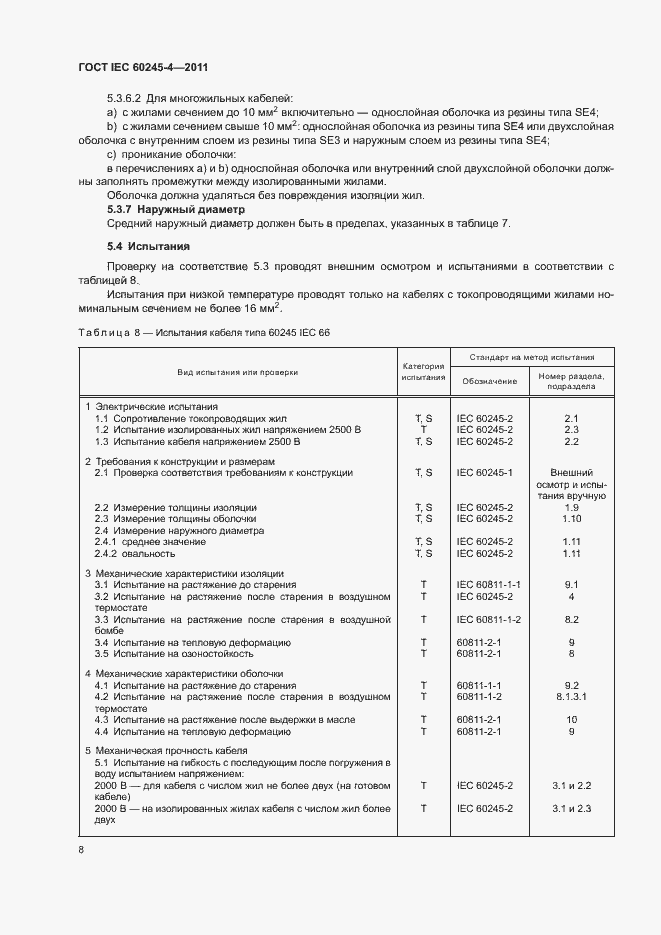 Страница 10 ГОСТ IEC 60245-4-2011