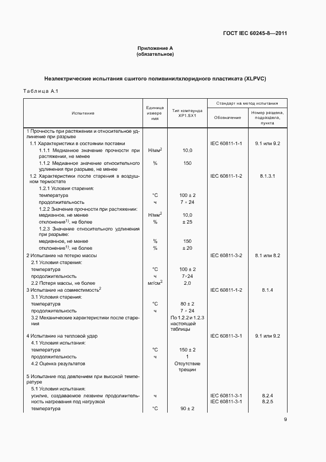 Страница 13 ГОСТ IEC 60245-8-2011