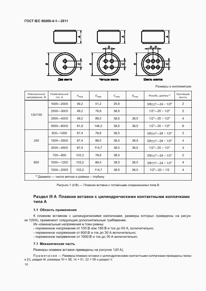 Страница 13 ГОСТ IEC 60269-4-1-2011