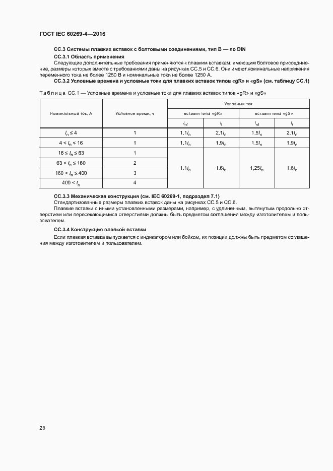 Страница 32 ГОСТ IEC 60269-4-2016