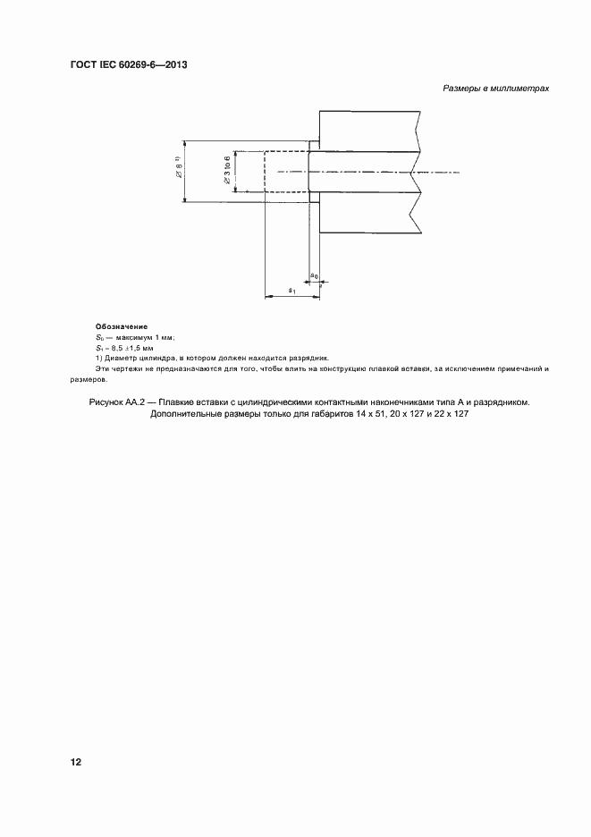 Страница 17 ГОСТ IEC 60269-6-2013
