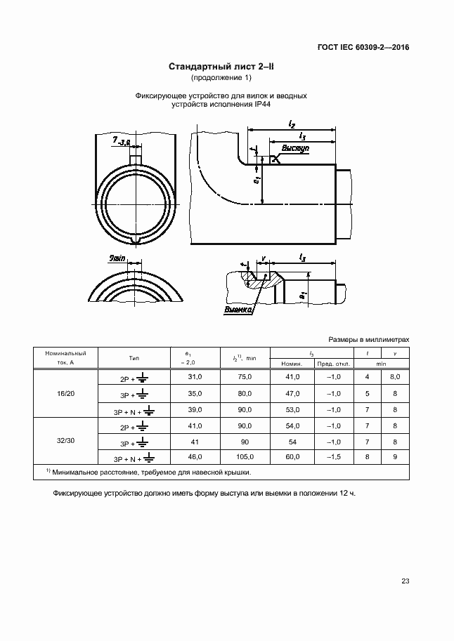 Страница 28 ГОСТ IEC 60309-2-2016