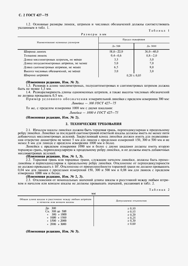 Страница 3 ГОСТ 427-75