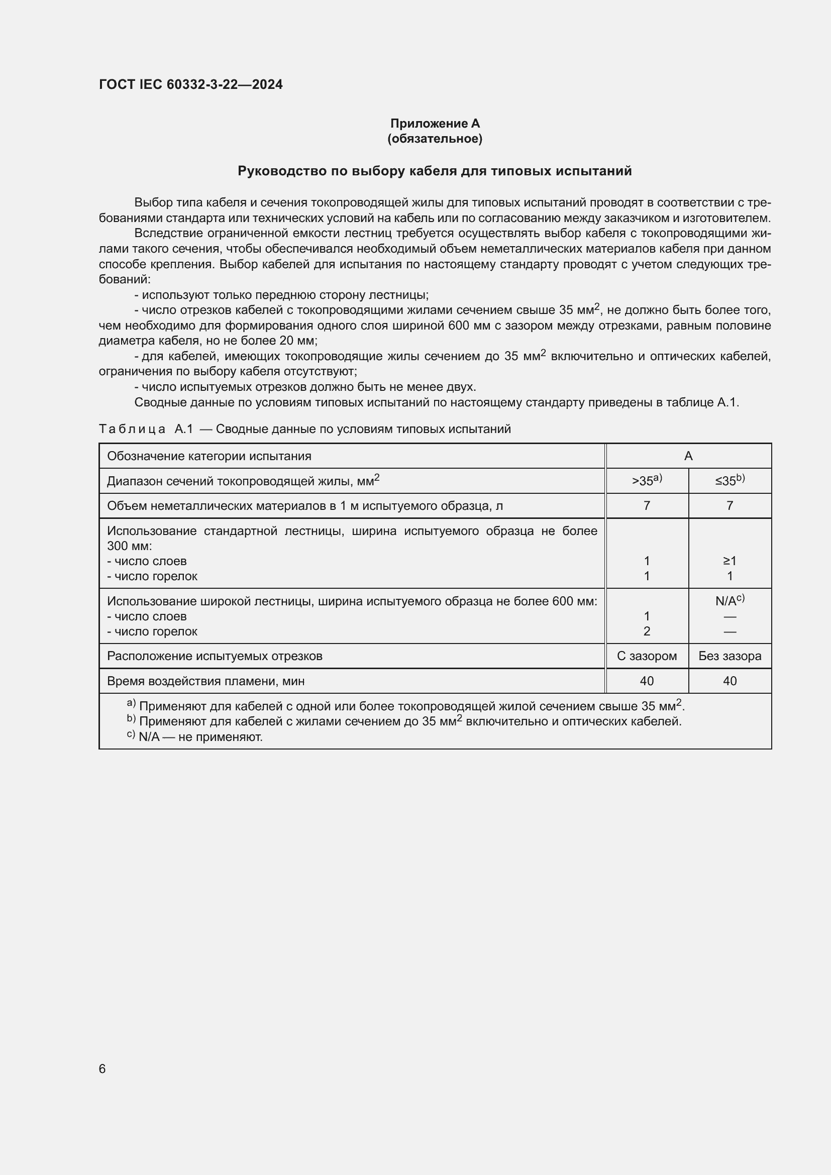 Страница 12 ГОСТ IEC 60332-3-22-2024