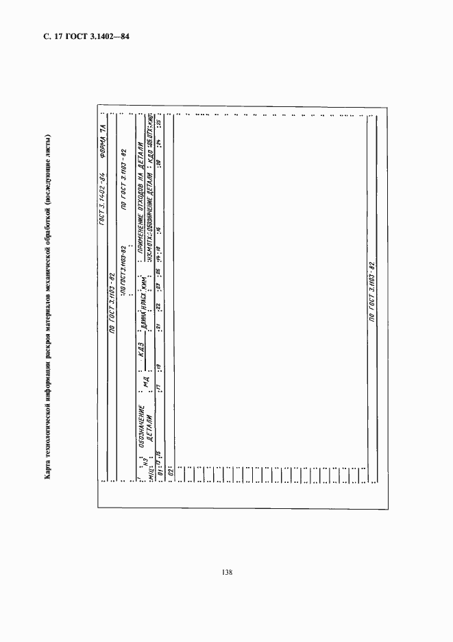 Страница 18 ГОСТ 3.1402-84