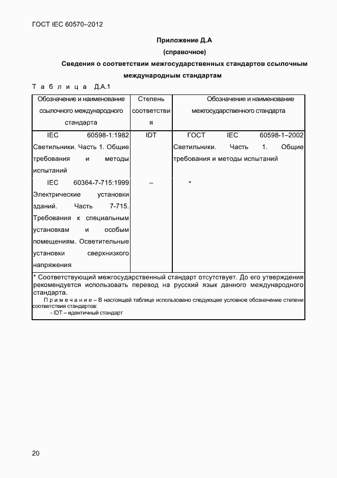 Страница 22 ГОСТ IEC 60570-2012