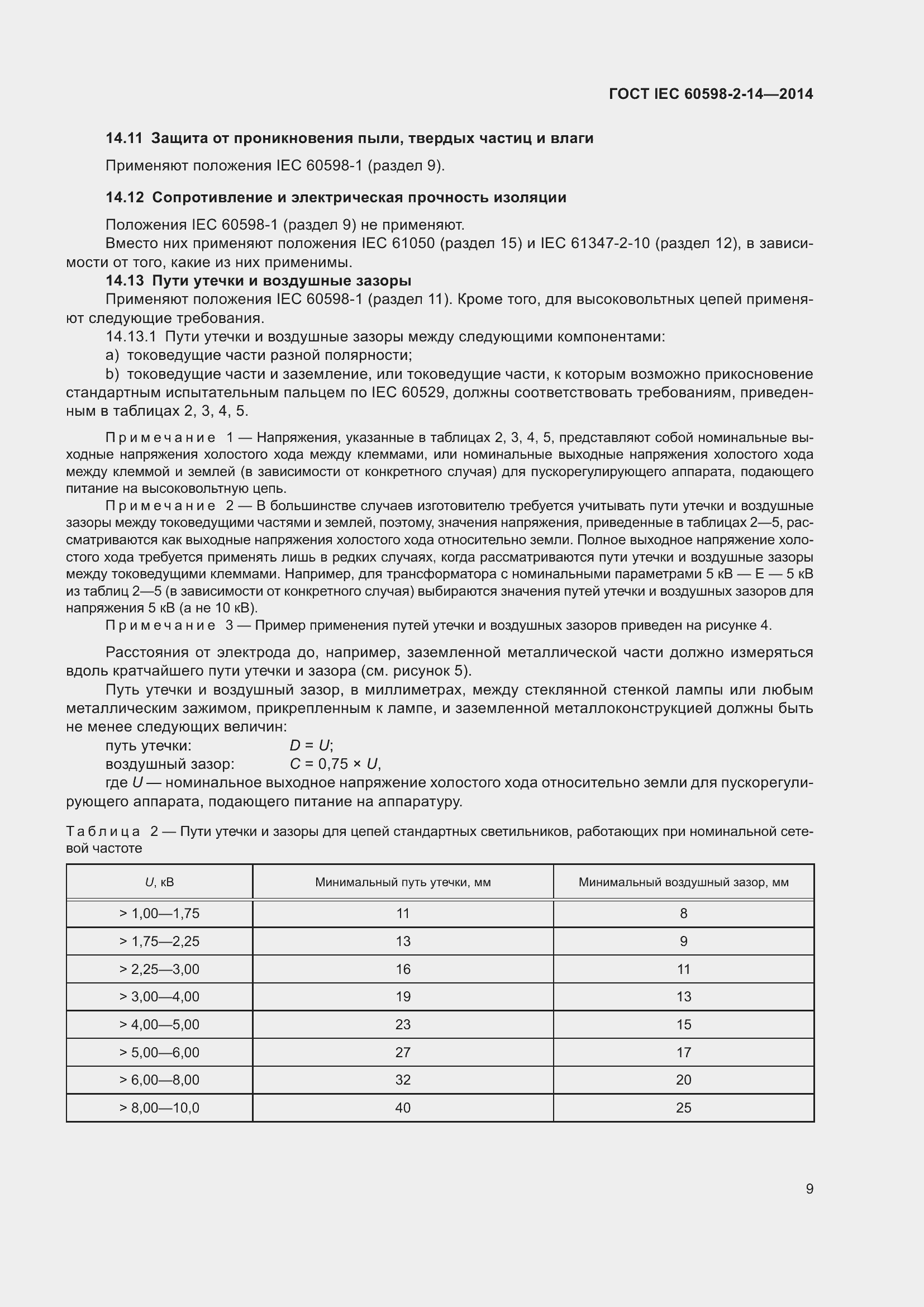 Страница 14 ГОСТ IEC 60598-2-14-2014