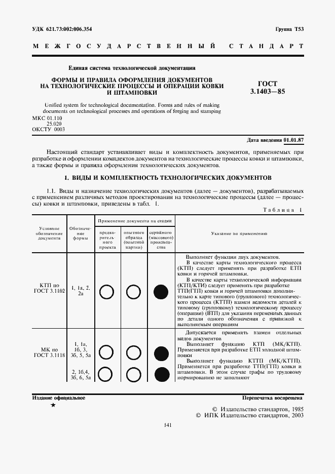 Страница 2 ГОСТ 3.1403-85