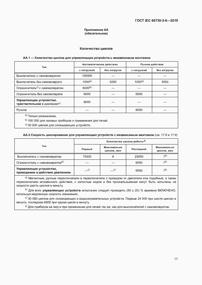 Страница 22 ГОСТ IEC 60730-2-6-2019
