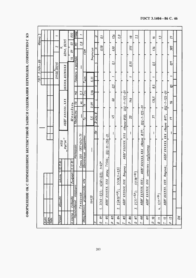 Страница 47 ГОСТ 3.1404-86