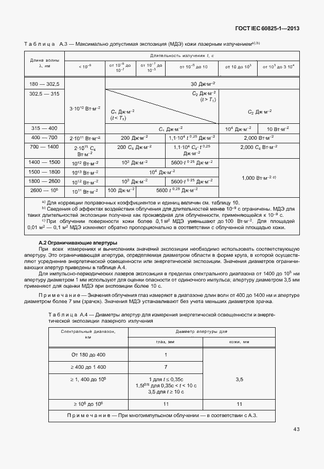 Страница 49 ГОСТ IEC 60825-1-2013