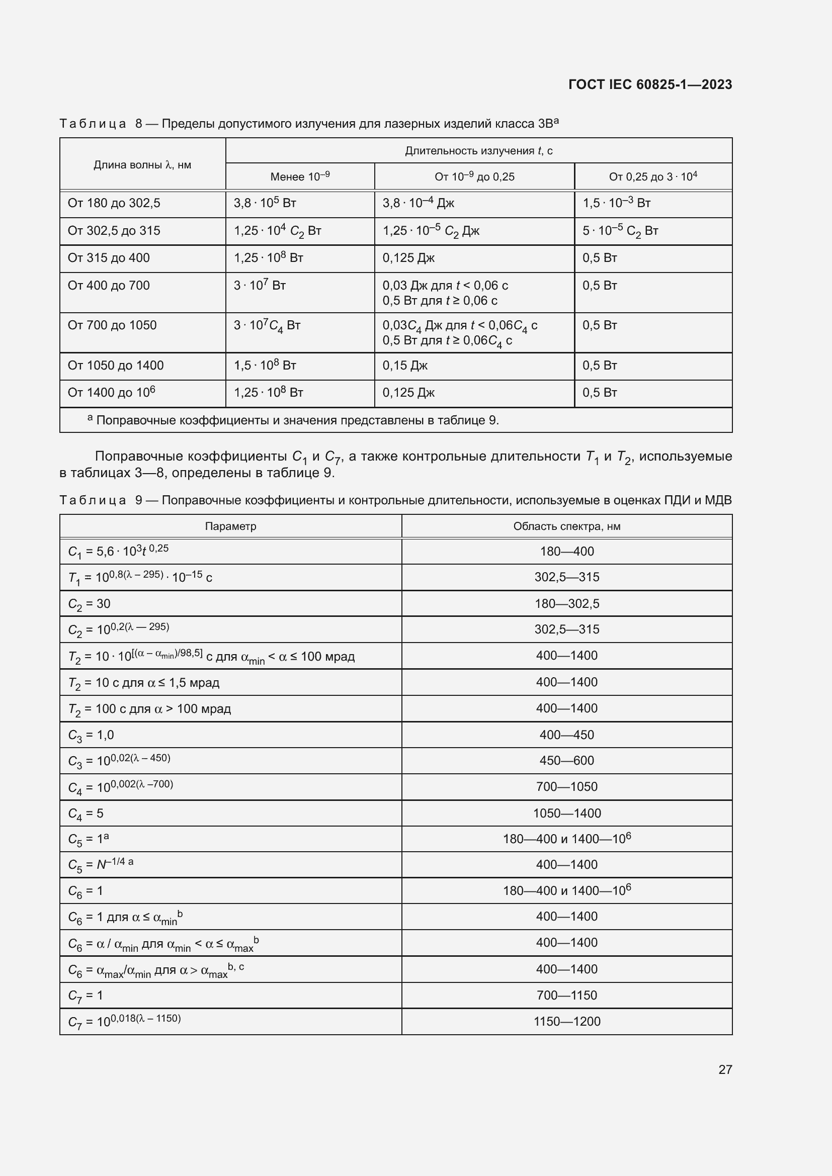 Страница 33 ГОСТ IEC 60825-1-2023