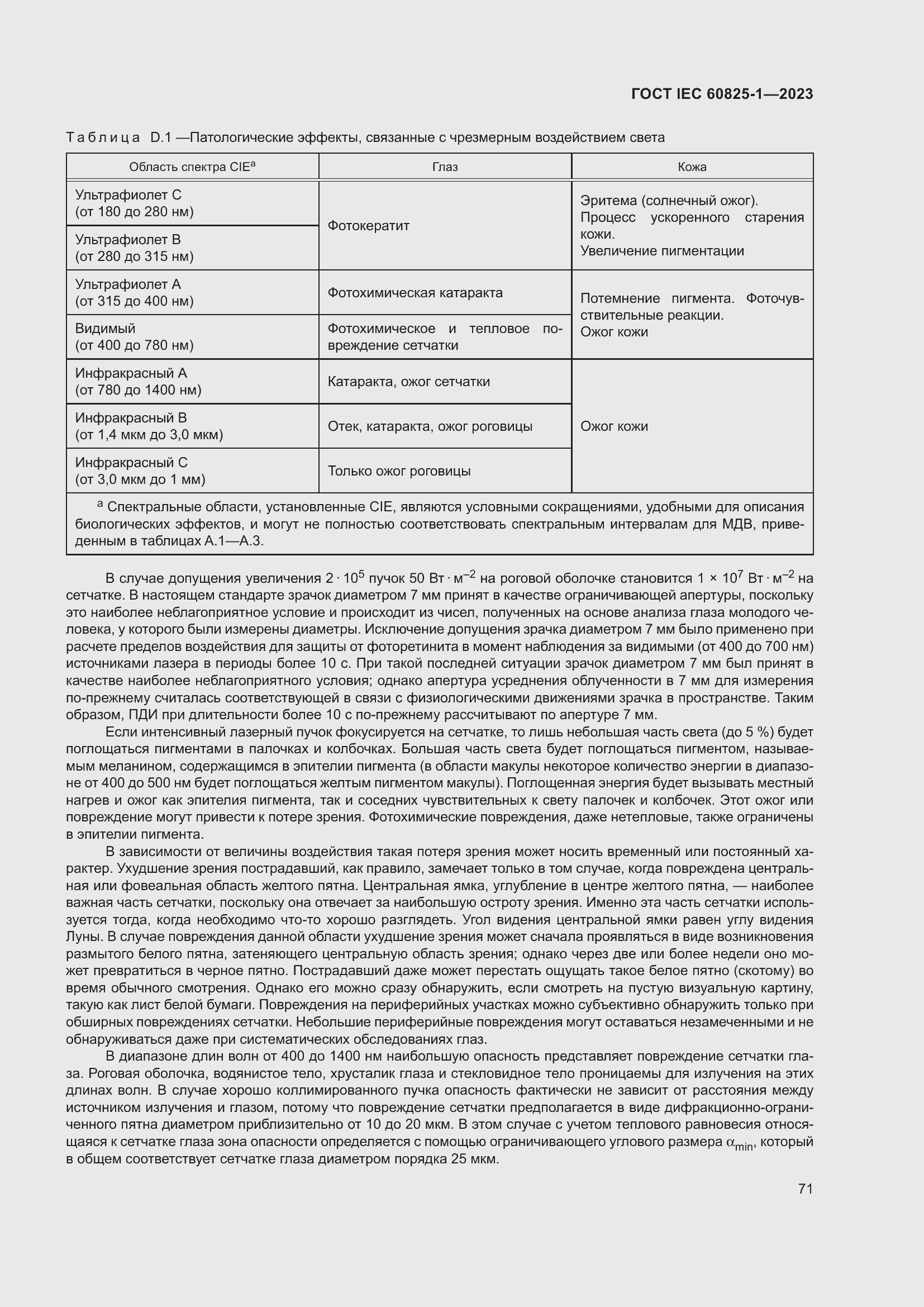 Страница 77 ГОСТ IEC 60825-1-2023