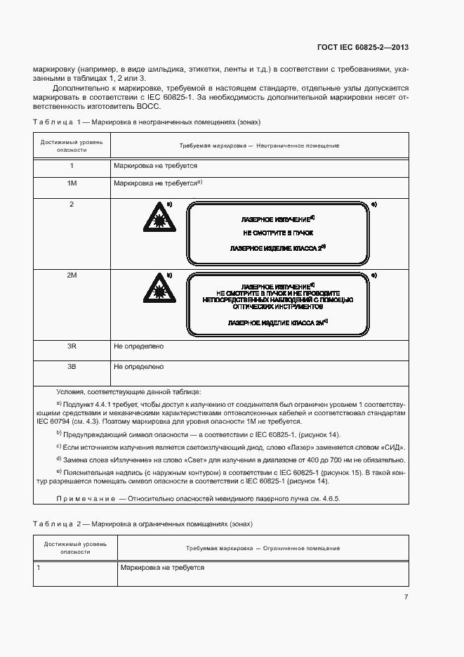 Страница 12 ГОСТ IEC 60825-2-2013