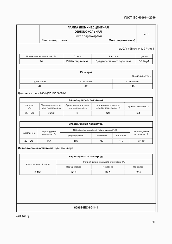 Страница 185 ГОСТ IEC 60901-2016