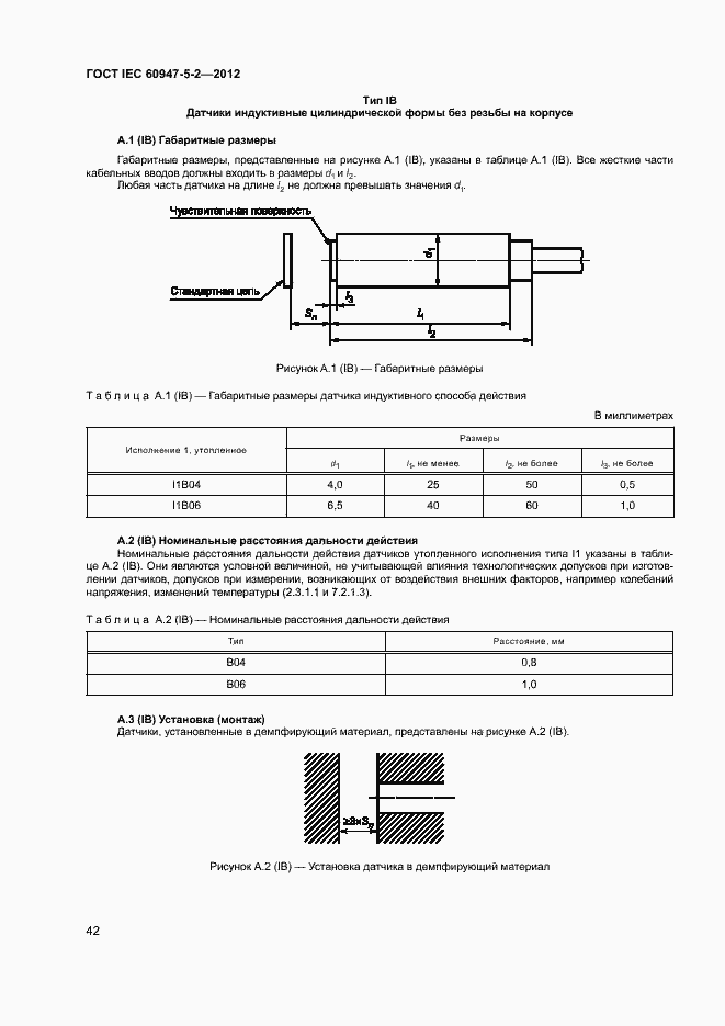 Страница 45 ГОСТ IEC 60947-5-2-2012
