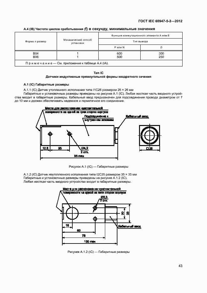 Страница 46 ГОСТ IEC 60947-5-2-2012