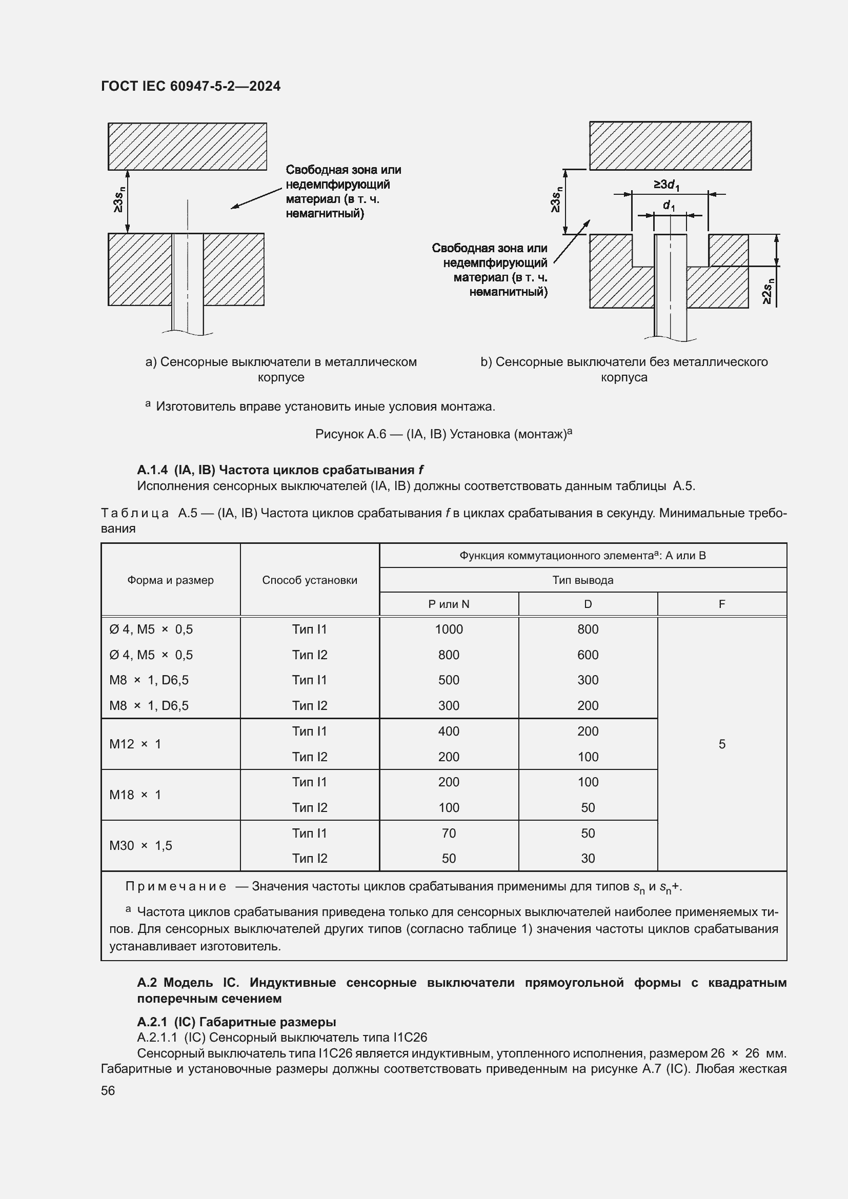 Страница 62 ГОСТ IEC 60947-5-2-2024