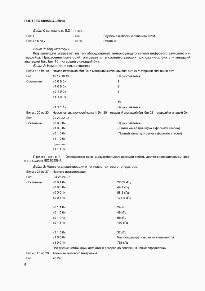 Страница 10 ГОСТ IEC 60958-3-2014