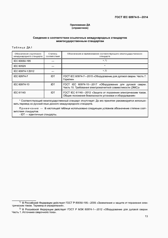 Страница 17 ГОСТ IEC 60974-5-2014
