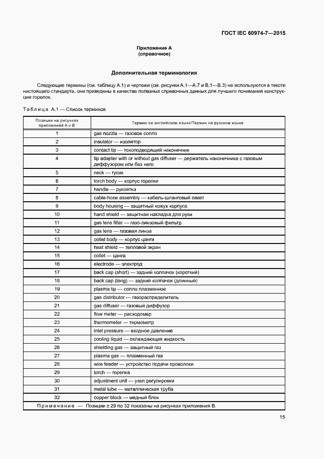 Страница 20 ГОСТ IEC 60974-7-2015