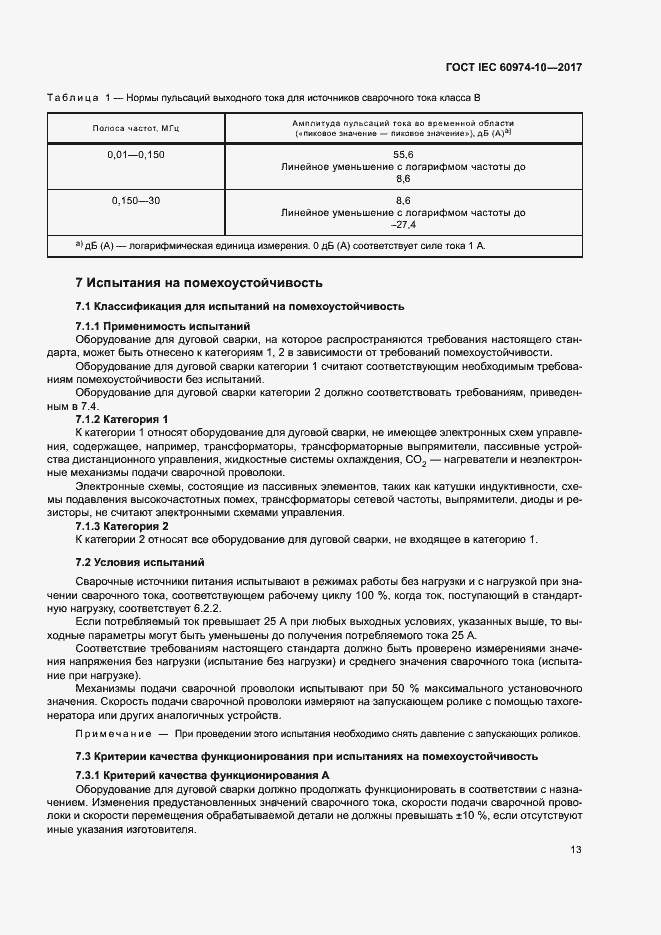 Страница 17 ГОСТ IEC 60974-10-2017