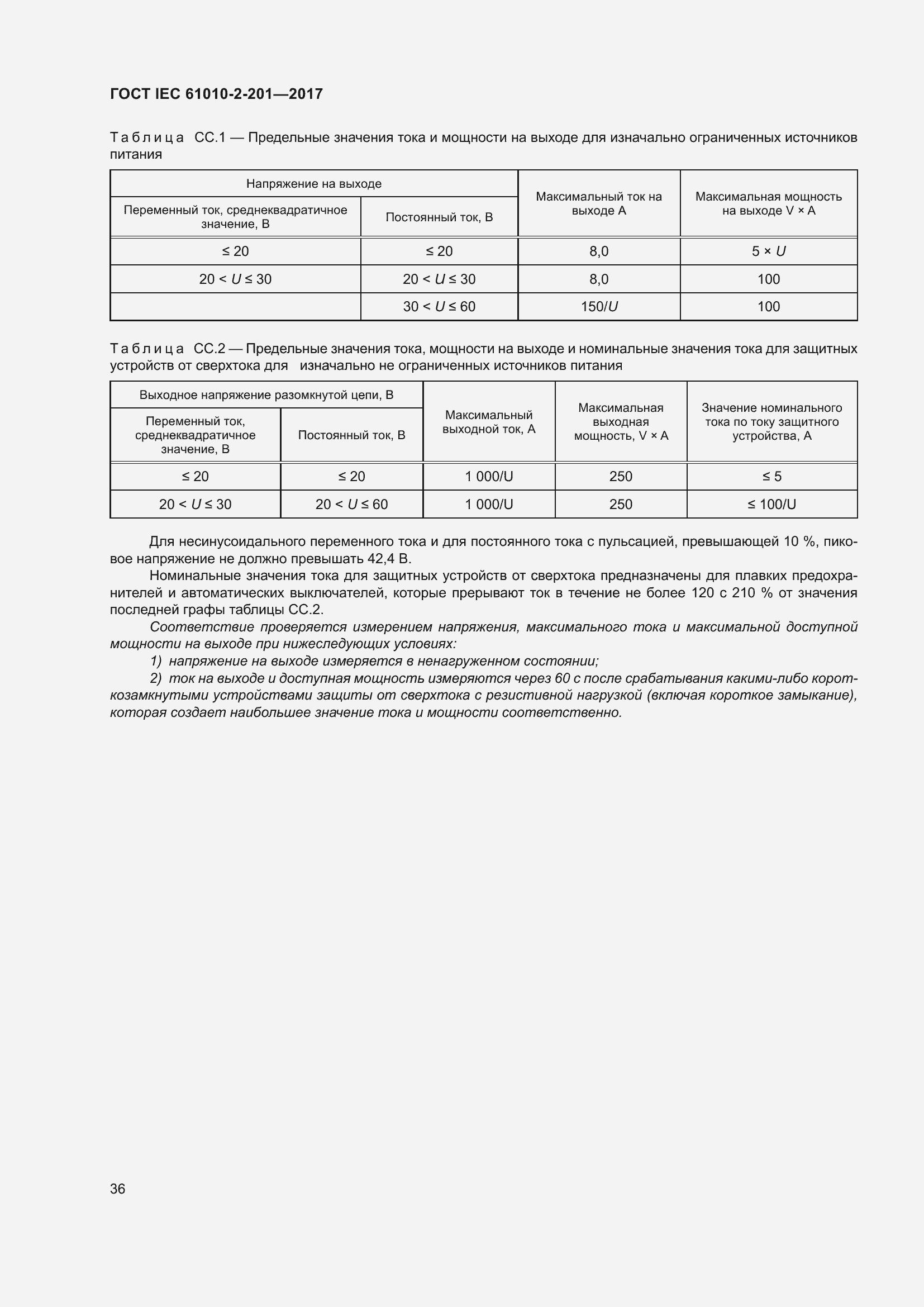 Страница 42 ГОСТ IEC 61010-2-201-2017