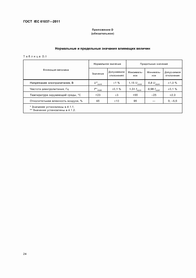 Страница 28 ГОСТ IEC 61037-2011