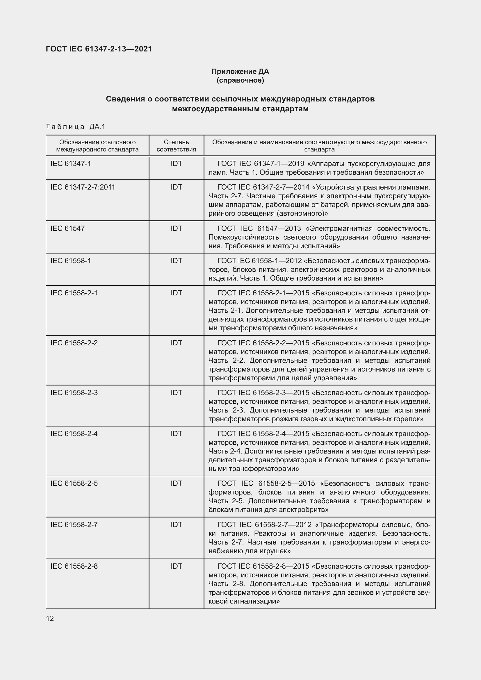 Страница 18 ГОСТ IEC 61347-2-13-2021