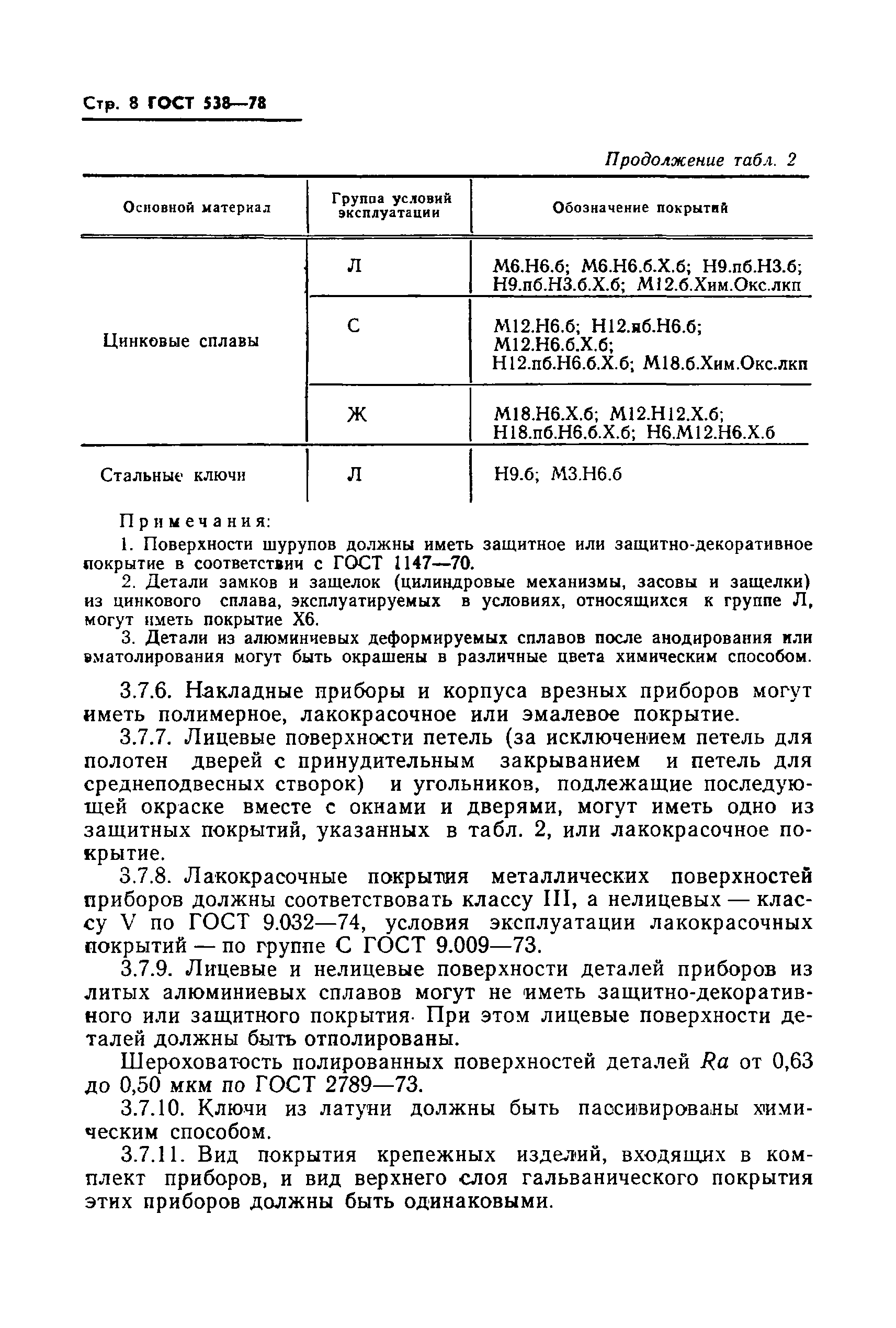 Страница 10 ГОСТ 538-78