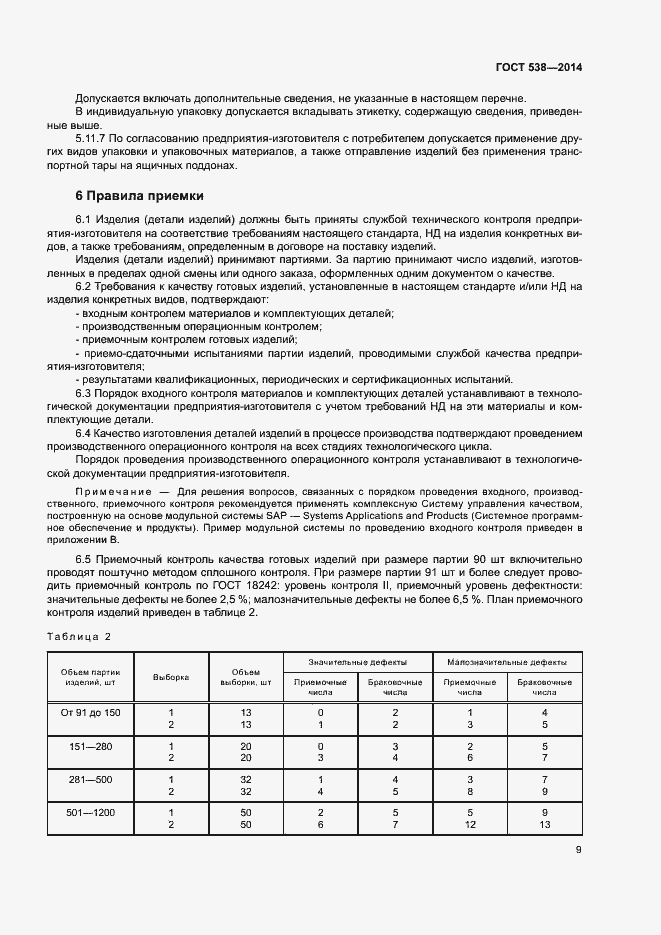 Страница 14 ГОСТ 538-2014