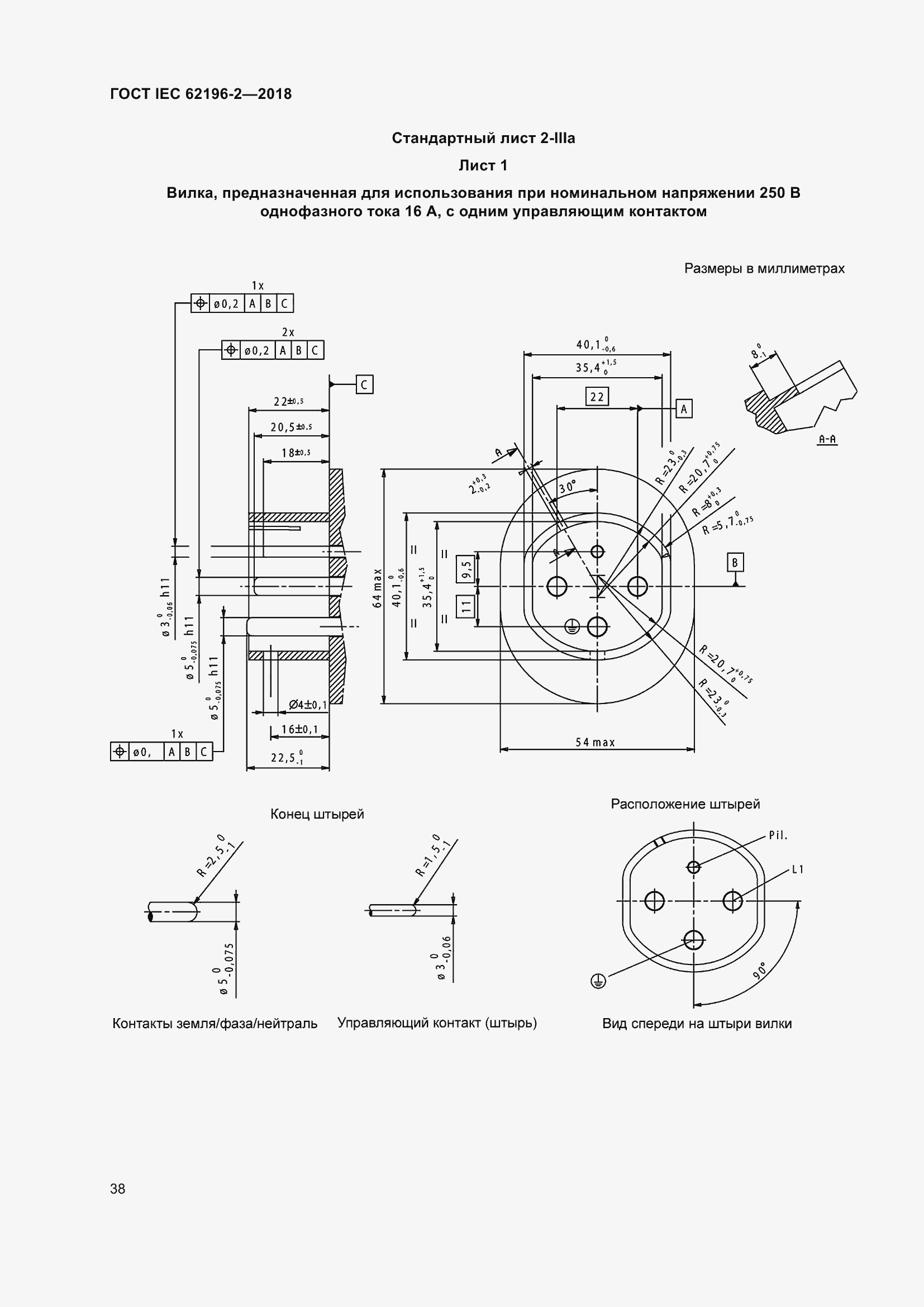 Страница 42 ГОСТ IEC 62196-2-2018