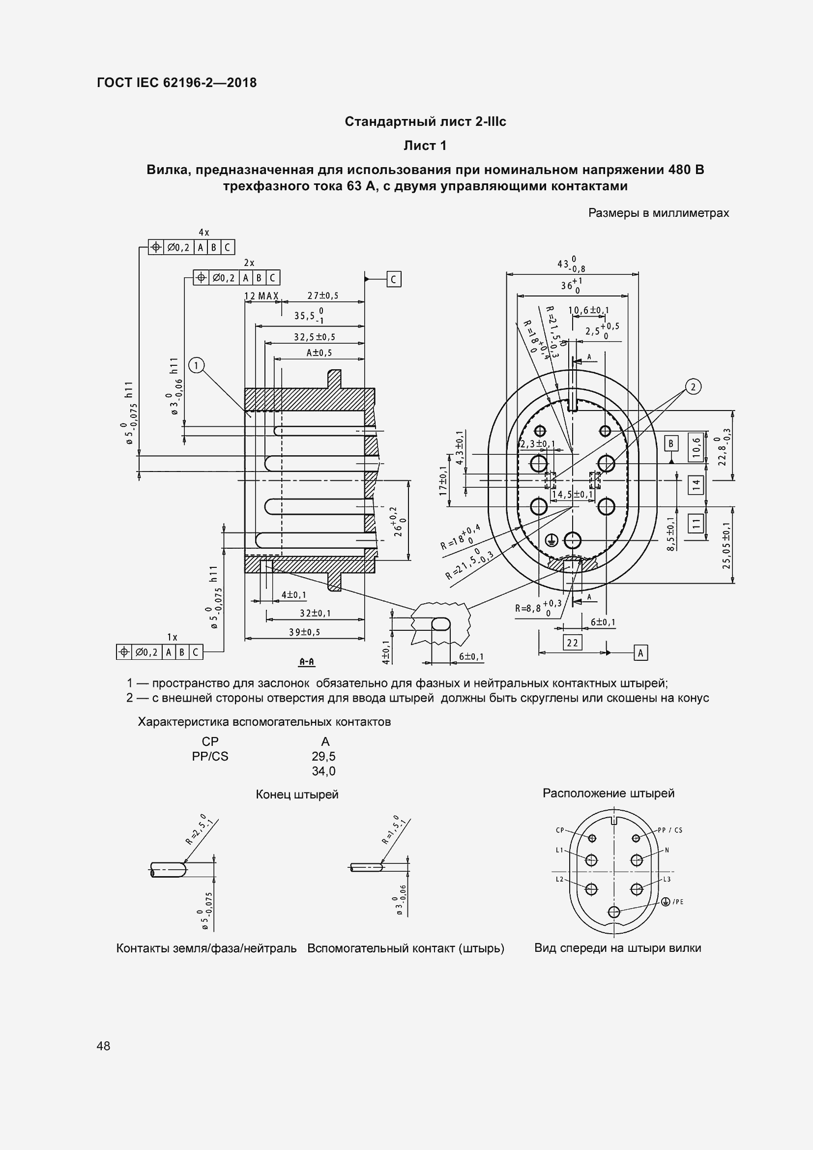 Страница 52 ГОСТ IEC 62196-2-2018