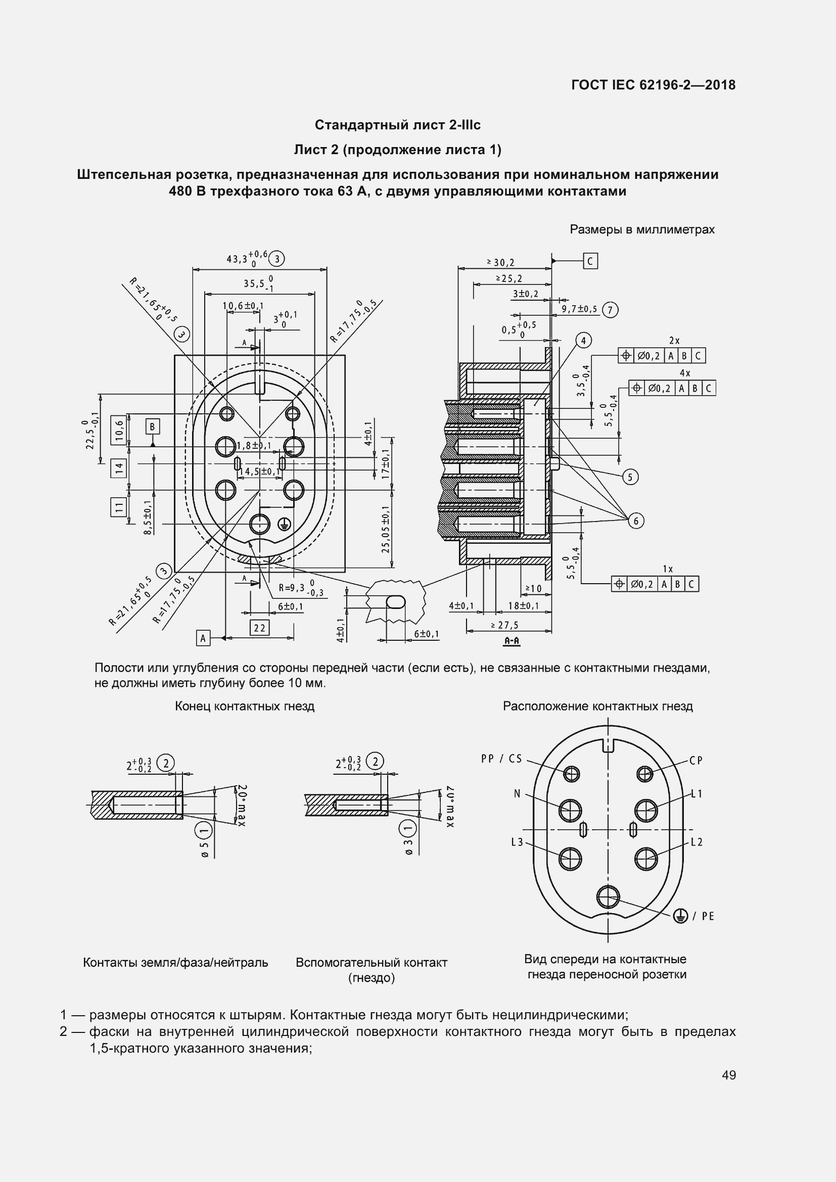Страница 53 ГОСТ IEC 62196-2-2018
