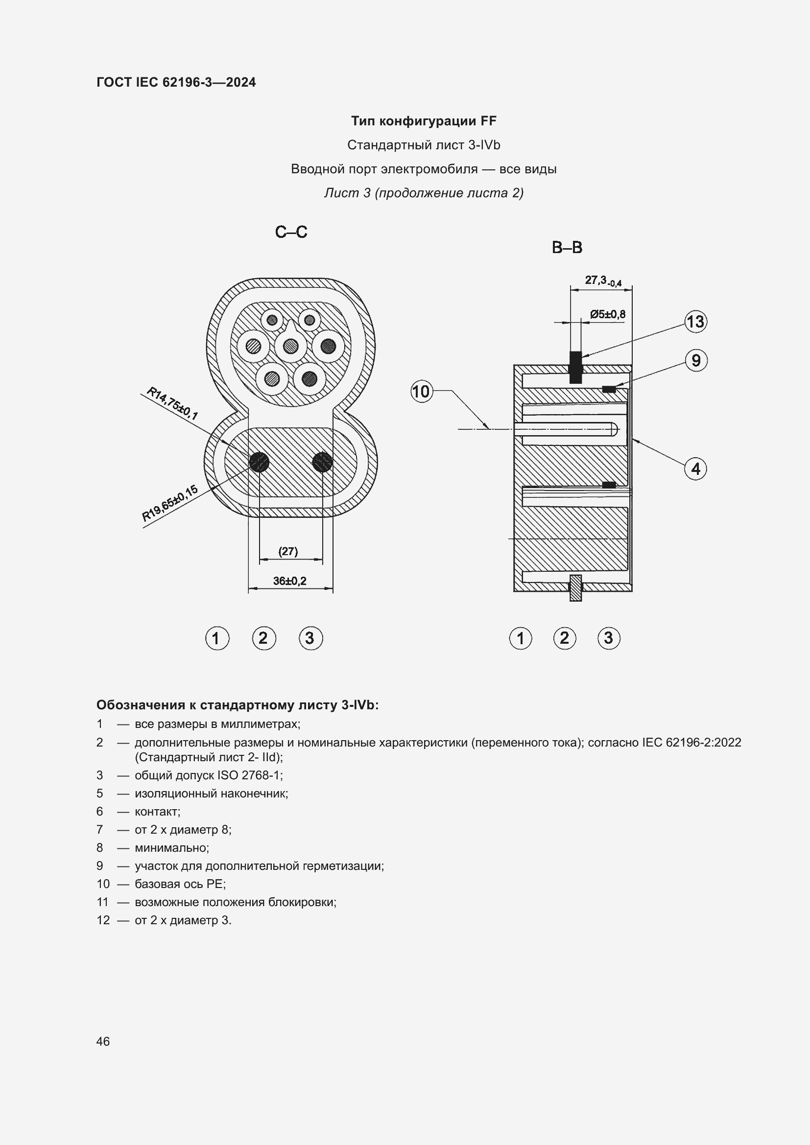 Страница 52 ГОСТ IEC 62196-3-2024