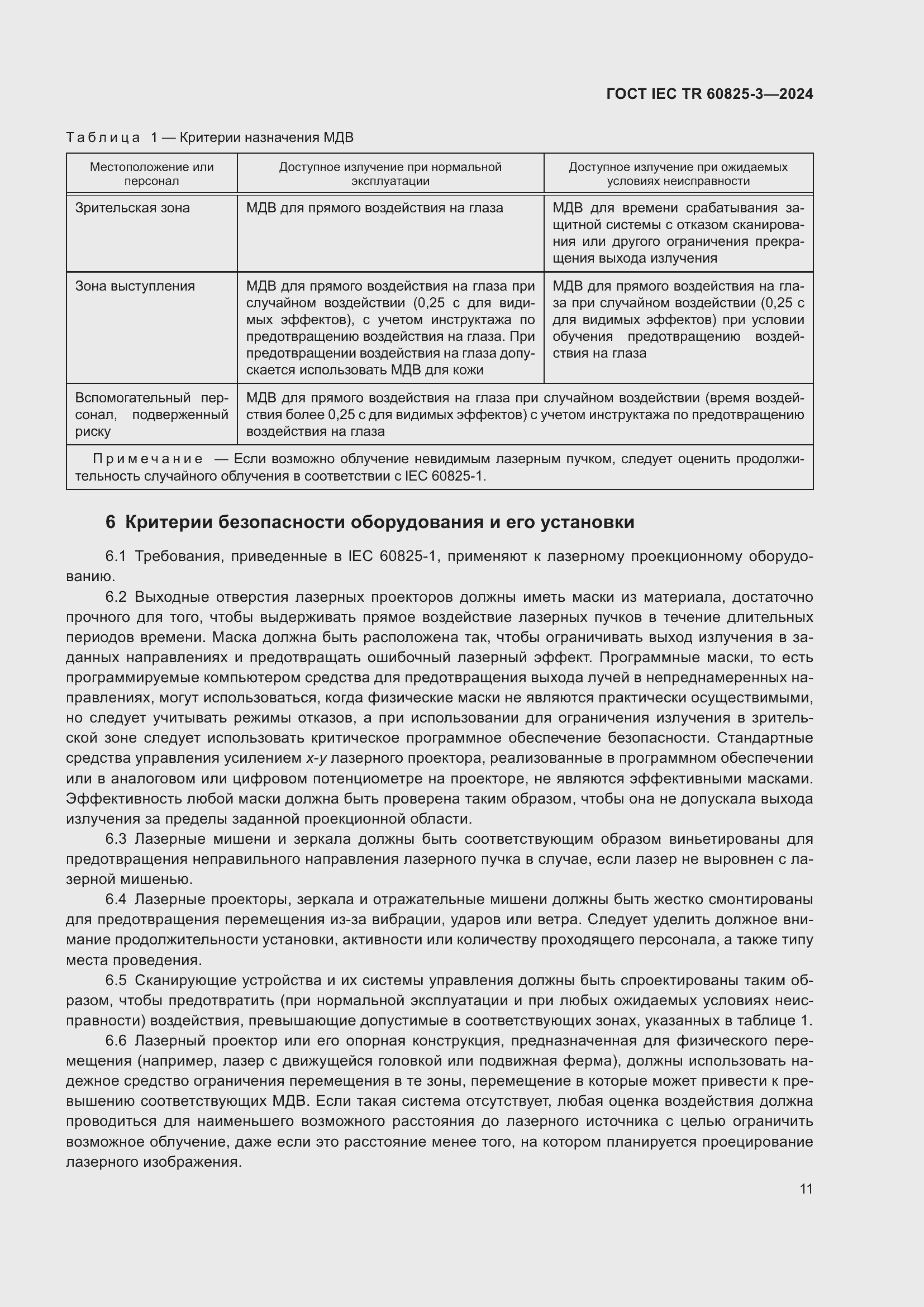 Страница 15 ГОСТ IEC TR 60825-3-2024