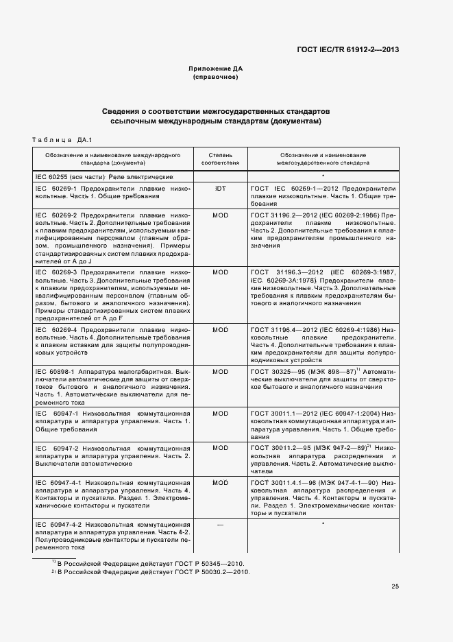 Страница 29 ГОСТ IEC/TR 61912-2-2013