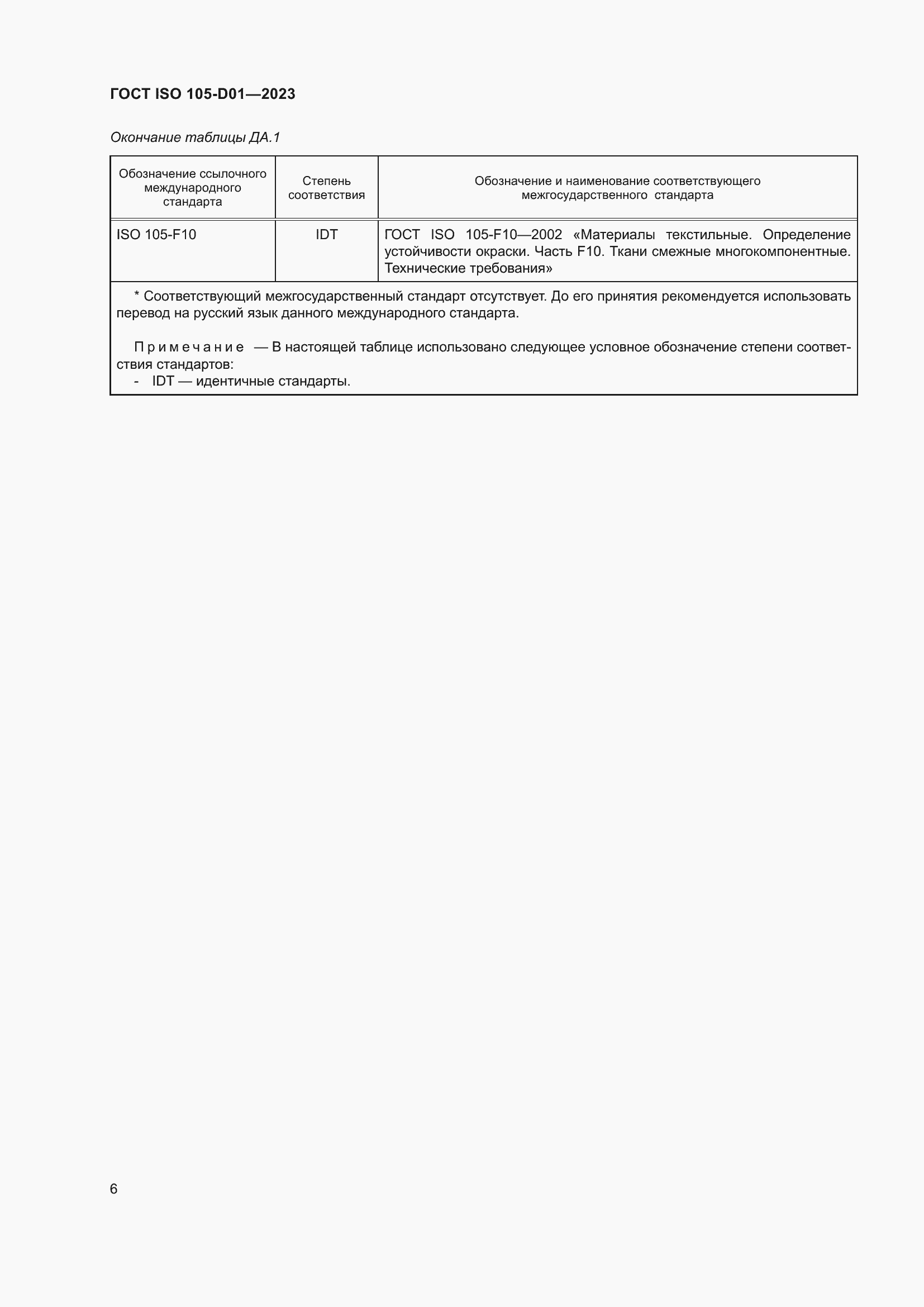 Страница 10 ГОСТ ISO 105-D01-2023