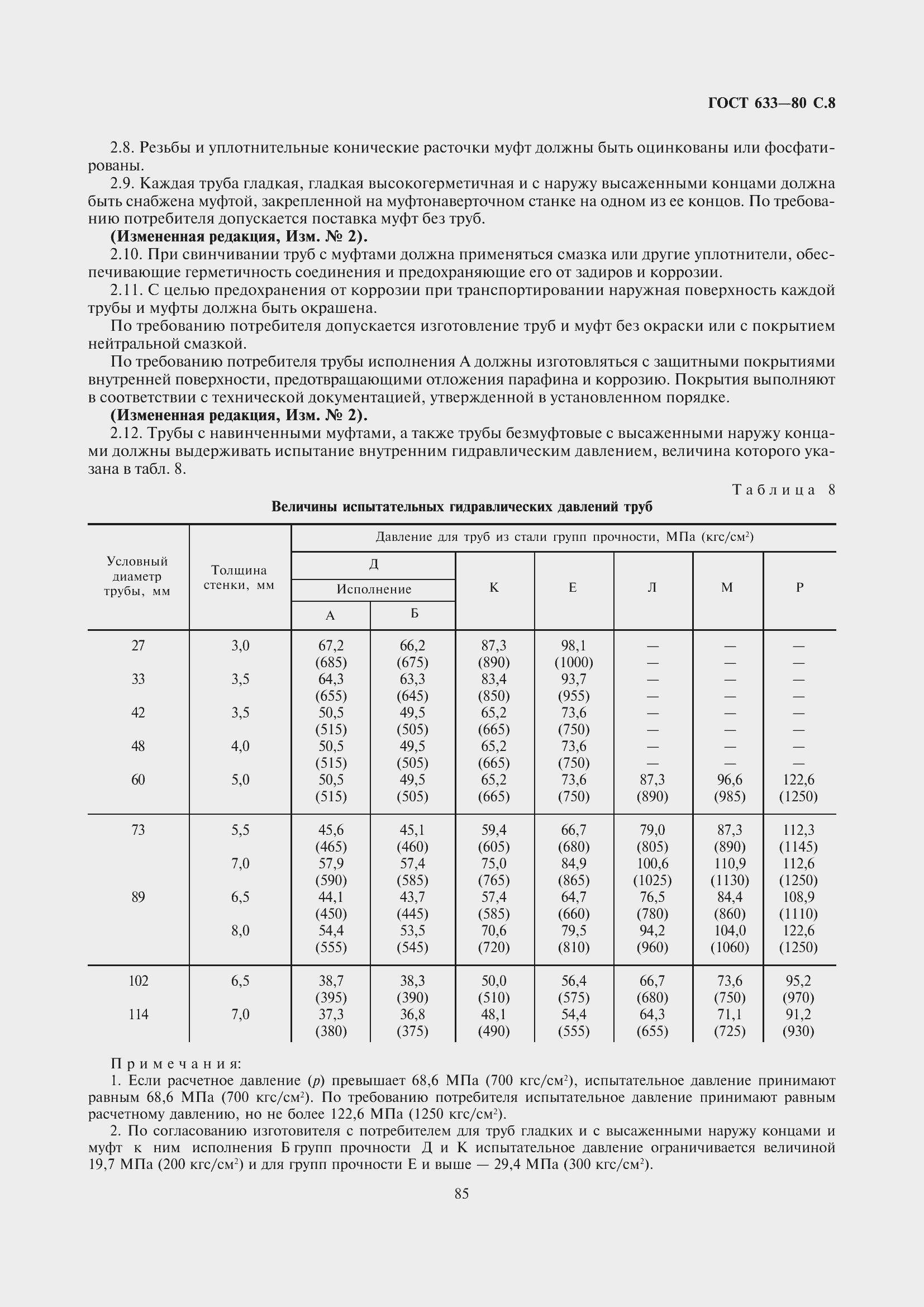 Страница 9 ГОСТ 633-80