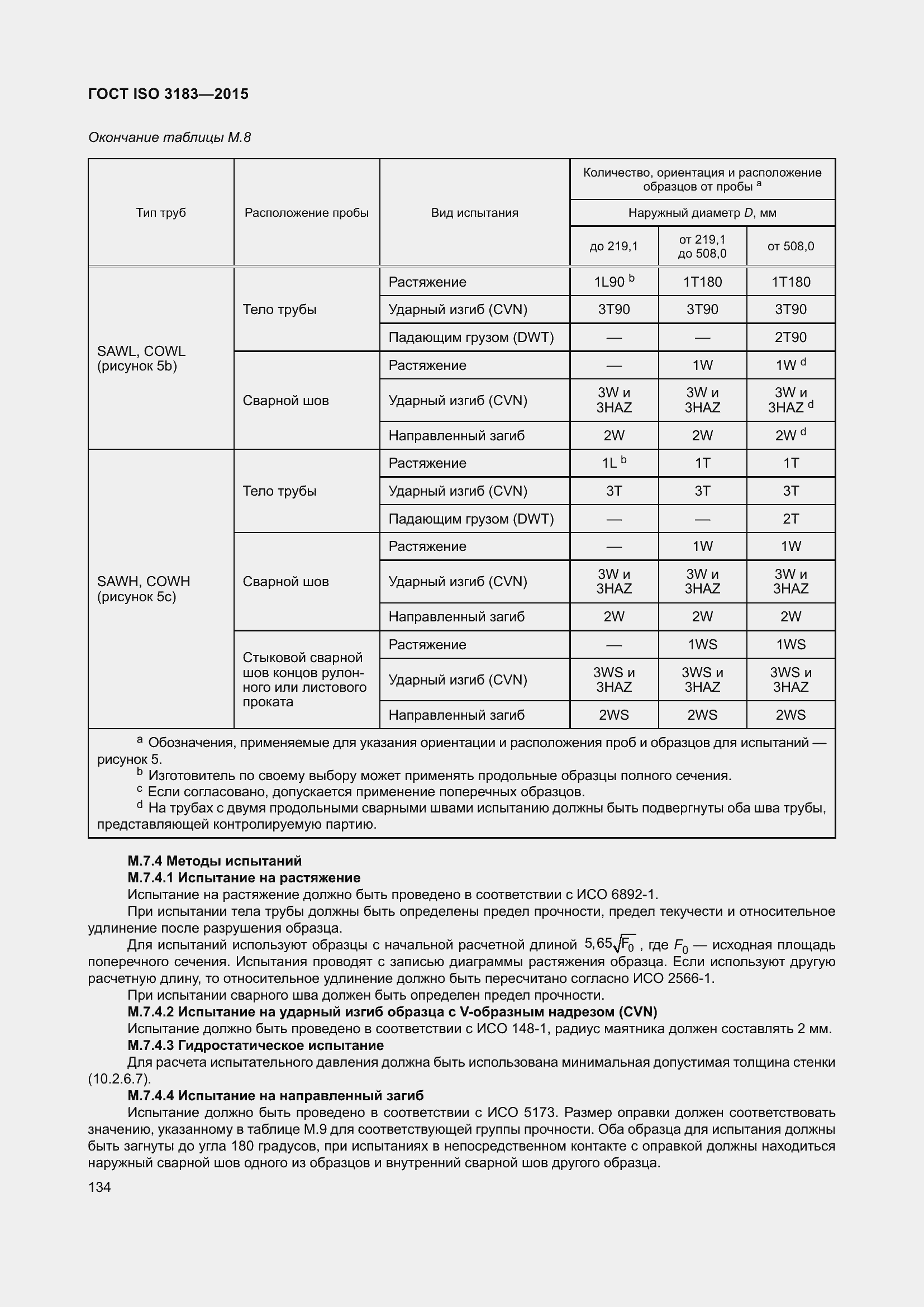 Страница 143 ГОСТ ISO 3183-2015