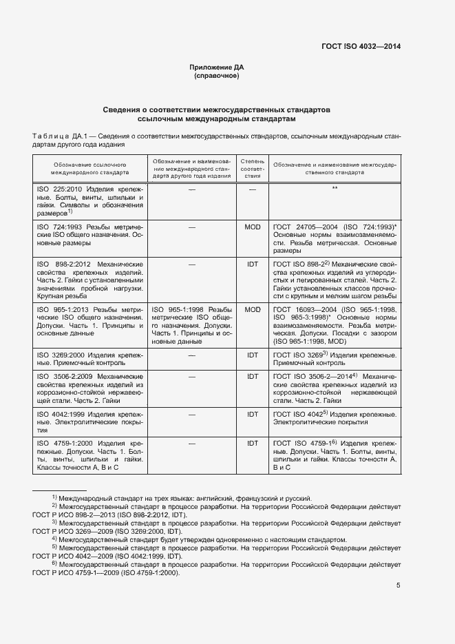 Страница 10 ГОСТ ISO 4032-2014