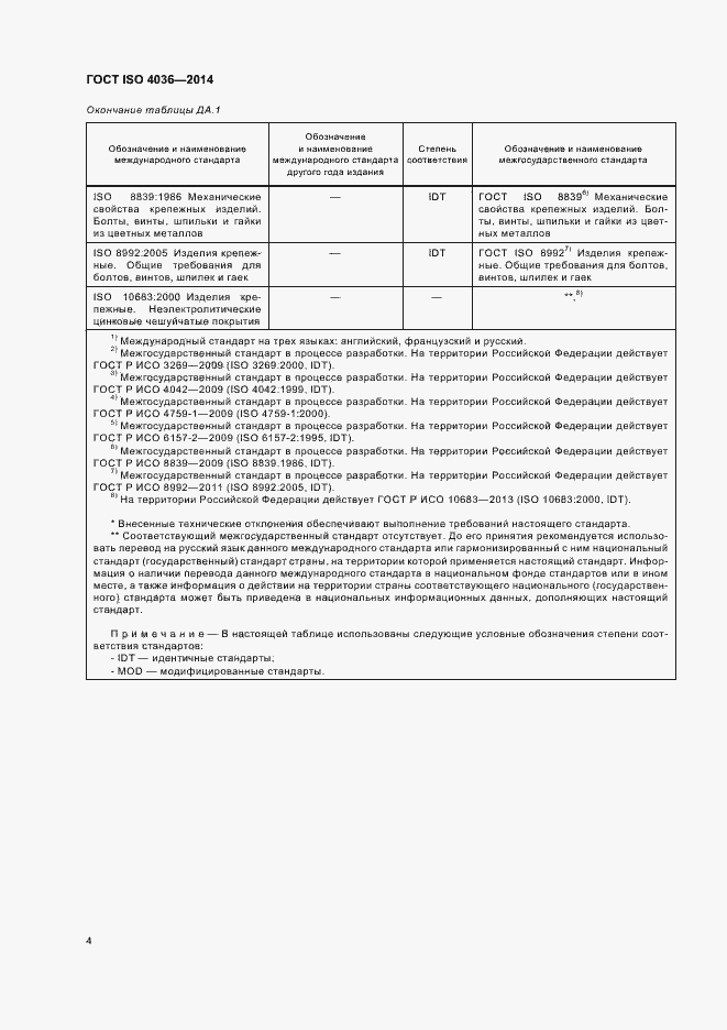 Страница 9 ГОСТ ISO 4036-2014