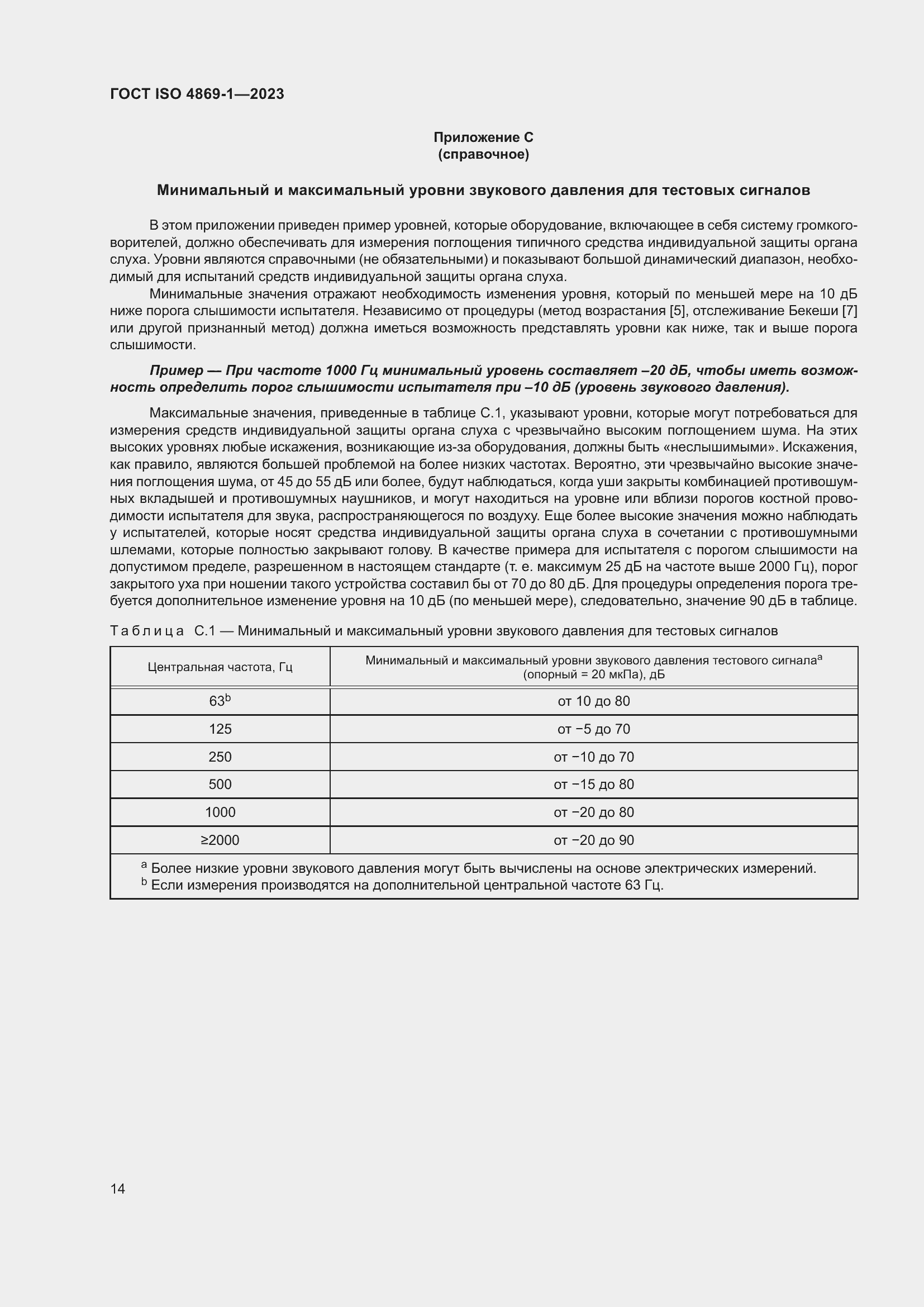 Страница 21 ГОСТ ISO 4869-1-2023