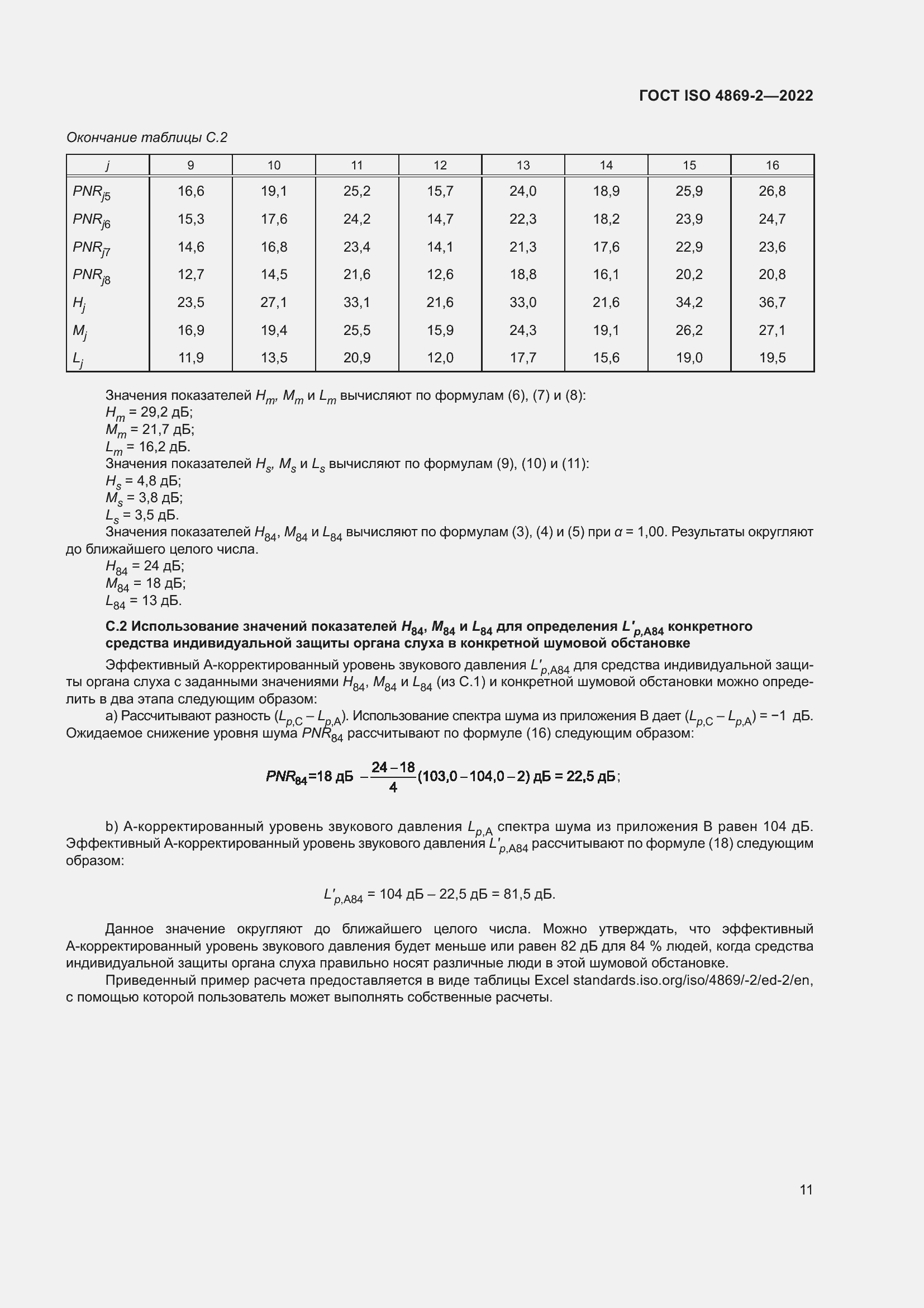 Страница 17 ГОСТ ISO 4869-2-2022