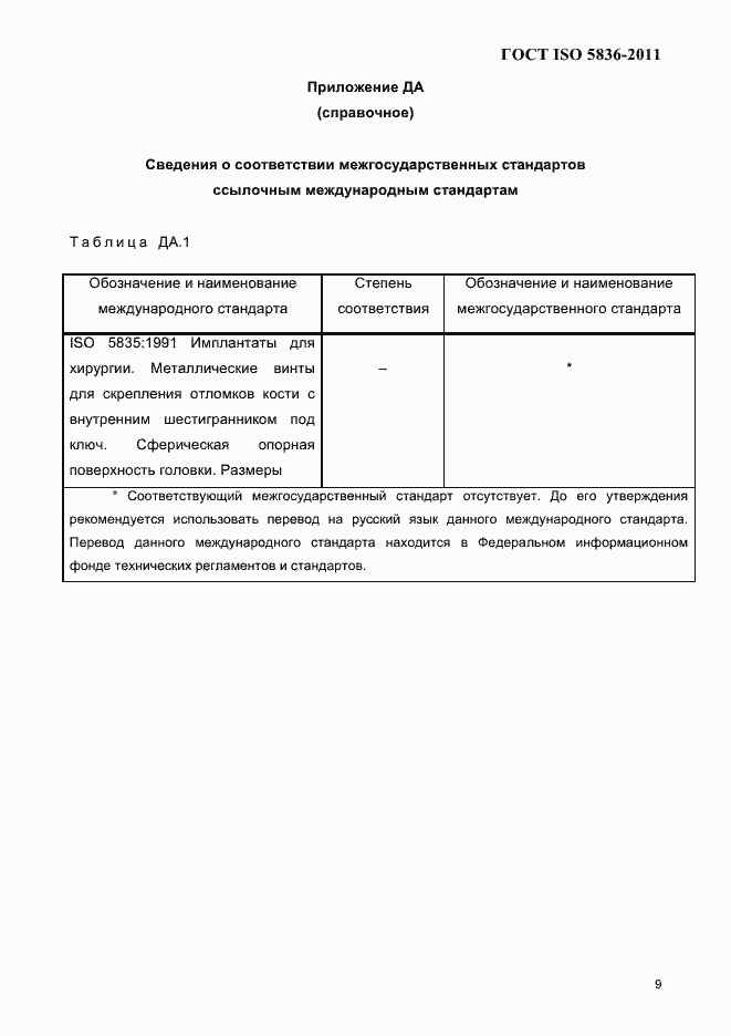 Страница 11 ГОСТ ISO 5836-2011