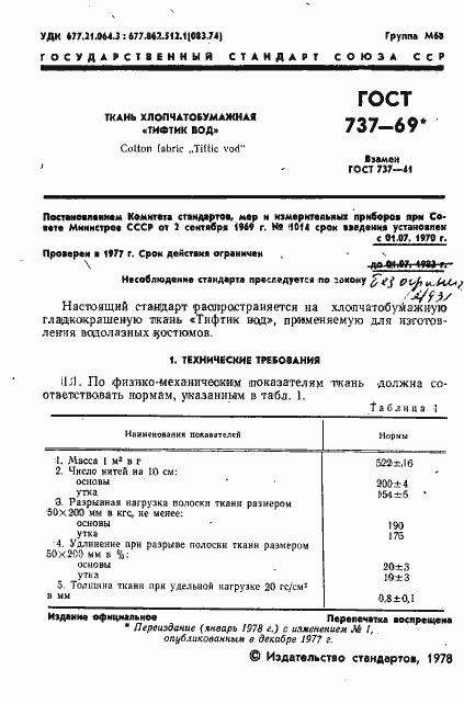 Страница 2 ГОСТ 737-69