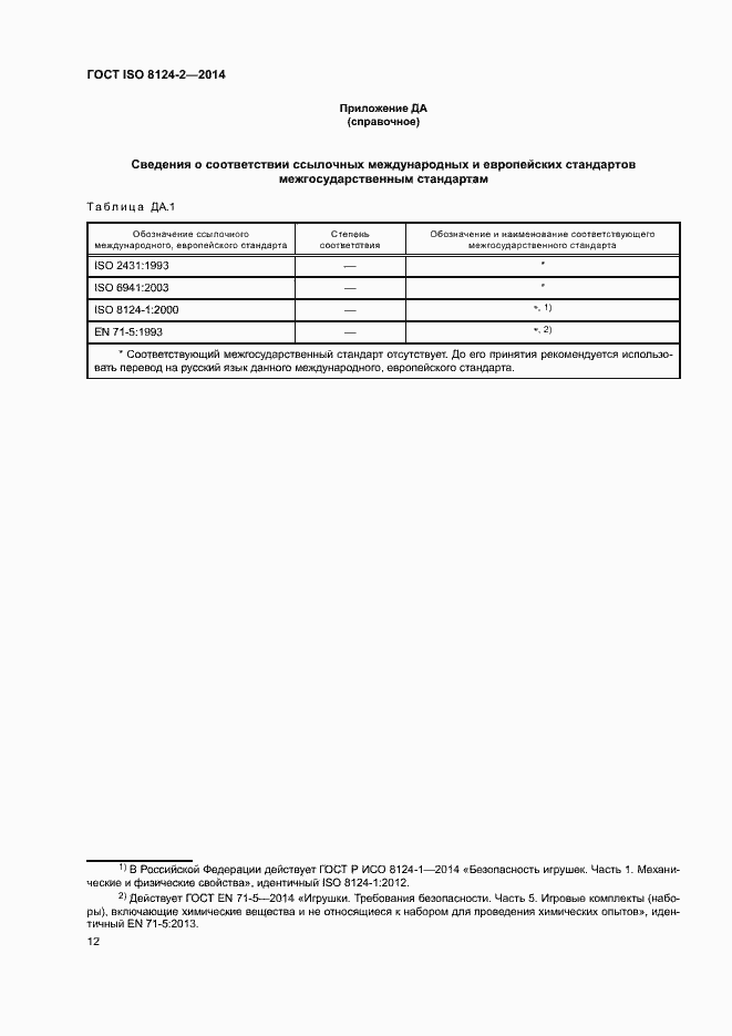 Страница 15 ГОСТ ISO 8124-2-2014