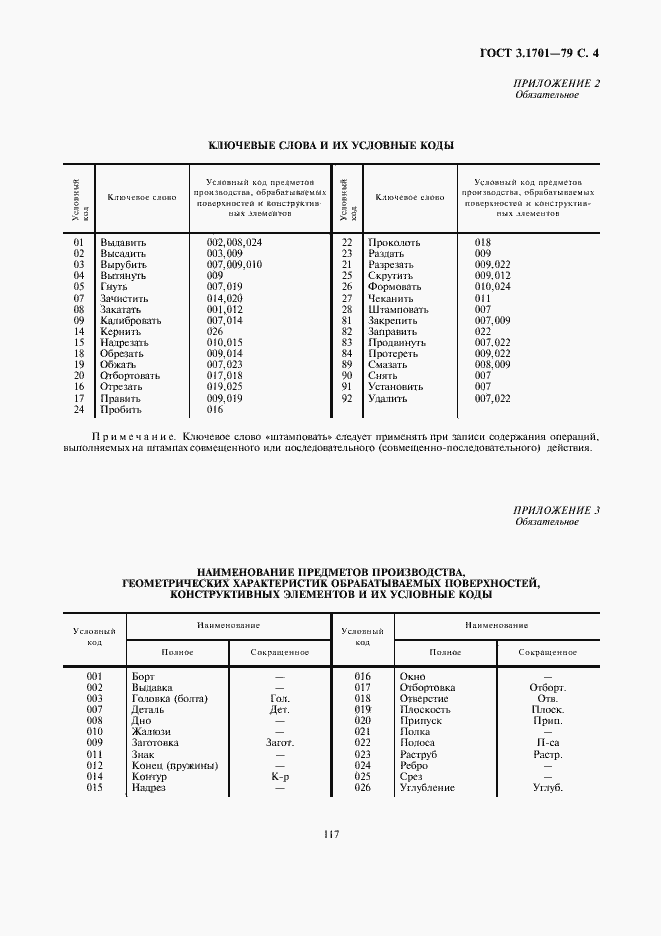 Страница 4 ГОСТ 3.1701-79